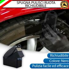 SPUGNA PULISCI RUOTA NERO