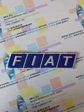 Ricamo patch toppa termoadesivada losanga Fiat vintage cm. 10