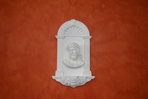 Nicchia gesso bianco - bianco, h