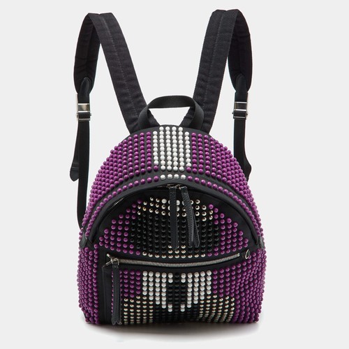 Zaino fendi blackpurple nylon - fendi,