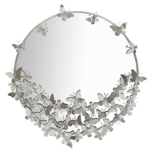 Specchio farfalle round - specchio,