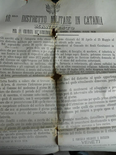 Manifesto chiamati - , a