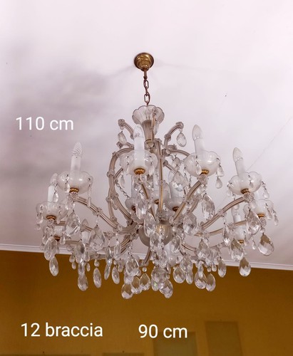 Lampadario stile maria teresa - lampadario,