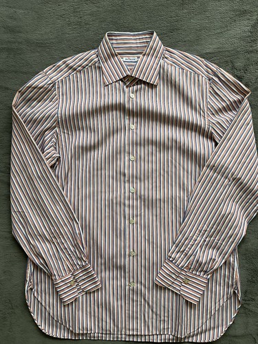 Kiton camicia abito rigato - kiton,
