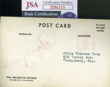 Shirley Temple JSA Coa foto