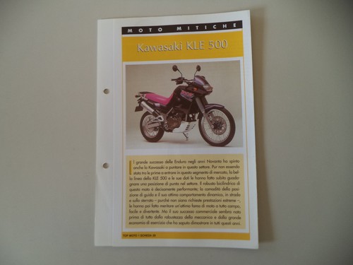 Scheda top moto kawasaki - scheda,