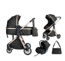Carrozzina con seggiolino auto - carrozzina,