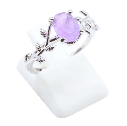 Anello regolabile con ametista