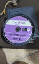 Tested Sega GDROM drive + Triforce Virtua Striker 2002 Gdrom Game with Keychip 