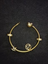 Bracciale Cuore Oro 4 Charm Pandora