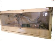 teca  Terrario In Legno Impermeabilizzato 100x40x40