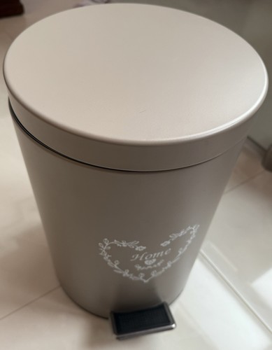 Pattumiera metallo shabby chic - metallo,
