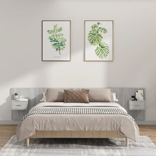 Testiera Letto con Comodini in