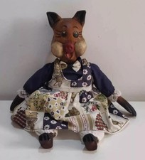 Bambola in legno antropomorfa