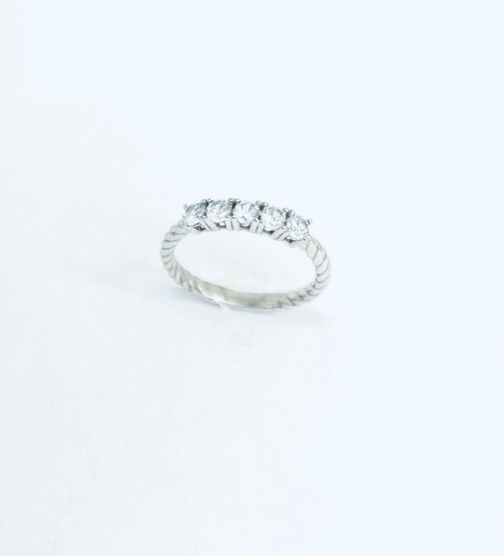Anello donna oro bianco kt - donna,
