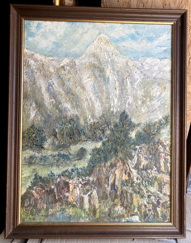 Quadro olio paesaggio - quadro,