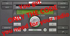 KEY CODE for FORD Car Stereo