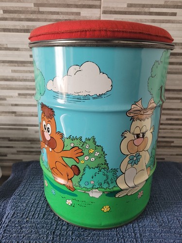 Bidone vintage latta ciocori - bidone, ciocori'