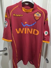 Maglia Calcio AS Roma Taddei Match Worn Con Autografo