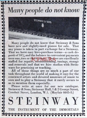 Steinway pianos the - steinway, 'the