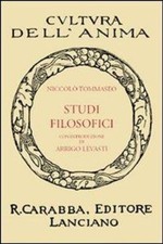 Libri Niccolò Tommaseo - Studi Filosofici