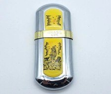 ACCENDINO A BENZINA BRASS N°5-FRANCE-LIGHTER-MECHERO-BRIQUET-FEUERZEUG-VINTAGE