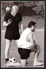 Foto Calcio Milan Schnellinger, Allenatore Rocco The Associated Press