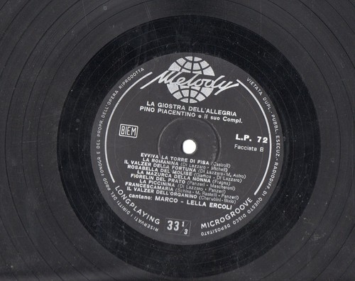 Pino piacentino disco - piacentino, lp