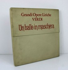 Grandi Opere Liriche VERDI Un ballo in maschera 4x Vinyl LP Album Disco 33 Giri