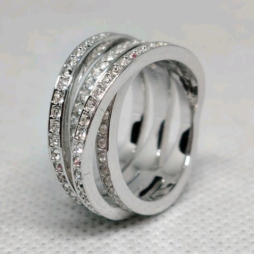 Anello swarosky donna lega - swarosky, donna,lega