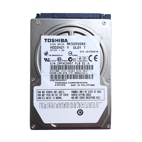 Toshiba mk5055gsx 500 - toshiba,
