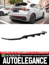 SPLITTER POSTERIORE CENTRALE (CON BARRE VERTICALI) VOLKSWAGEN TAIGO R-LINE MK1
