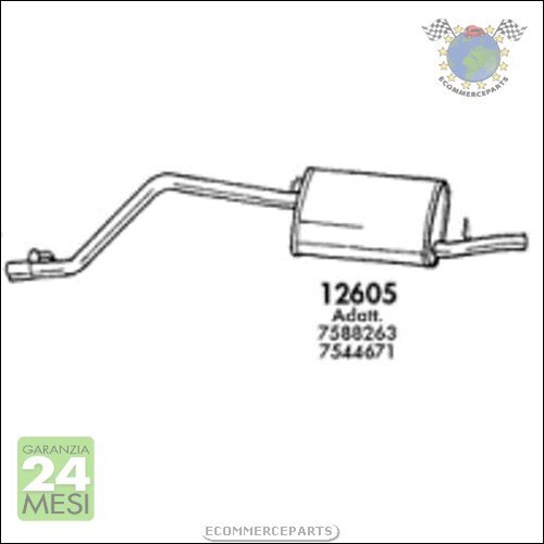 12605 silenziatore marmitta - #12605,
