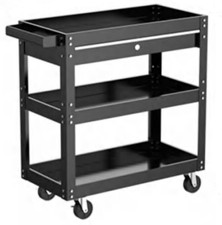 CRUIZER Carrello porta utensili officina con cassetto 3 ripiani 4 ruote SC-004 -