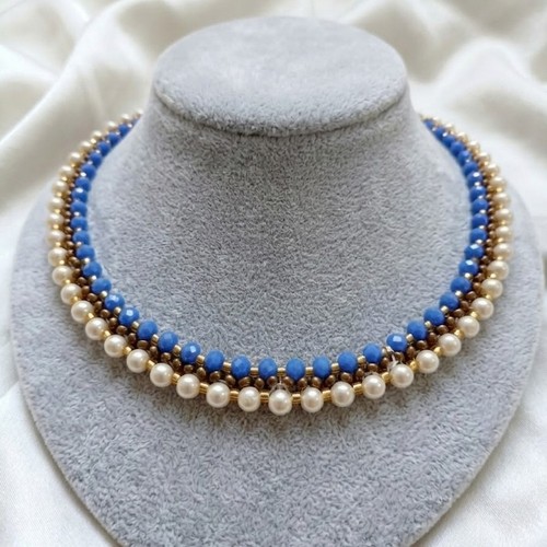 Collana girocollo artigianale - girocollo,