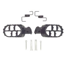 BLACK UNIVERSAL footrests with