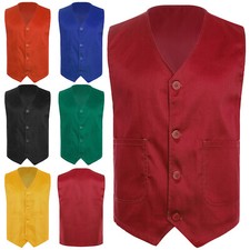 Unisex Kinder Weste Taschen