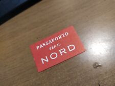 PASSAPORTO NORD RICAMBI GIRO DEL MONDO IN VESPA EDITRICE GIOCHI  GIOCO VINTAGE