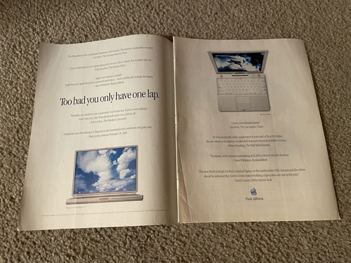 Pubblicità vintage 2001 - , apple