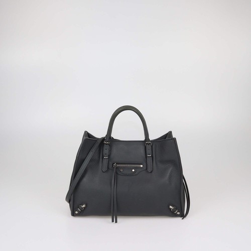 Balenciaga dark grey leather - balenciaga,