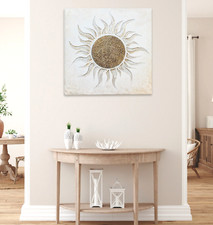 Quadro Sole Decorato a Mano