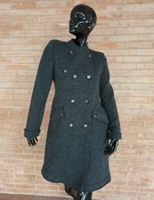 Cappoto in lana cotta pile veste Haufen Jacke Coat  Mantel manteau laine Wolle 