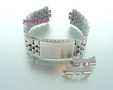 mm. 17 Cinturino Bracciale Orologio Acciaio mod. Jubilee cassetta 16 mm.