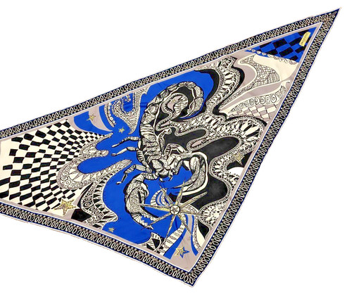 Emilio pucci grande stola seta - stola,
