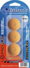 (09) GARLANDO SET DI 3 PALLINE DA COMPETIZIONE CALCIOBALILLA PRO PLAY