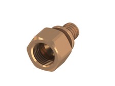 TECE Teceflex 01 pz raccordo a pinzare manicotto 25X3/4" Femmina in ottone