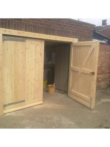 Porte garage legno - porte,