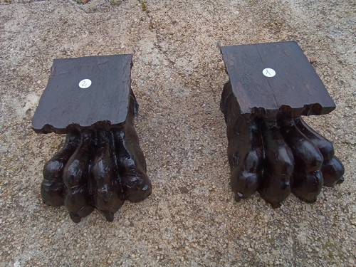Lotto due piedi zampa - lotto, a