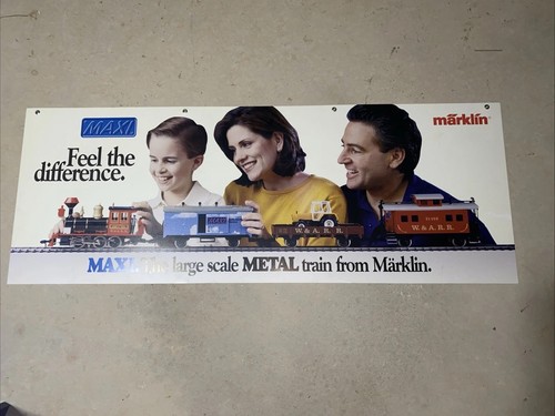 Marklin maxi train dealer sign - maxi,