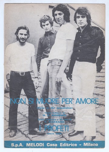 Spartito profeti non si - i,